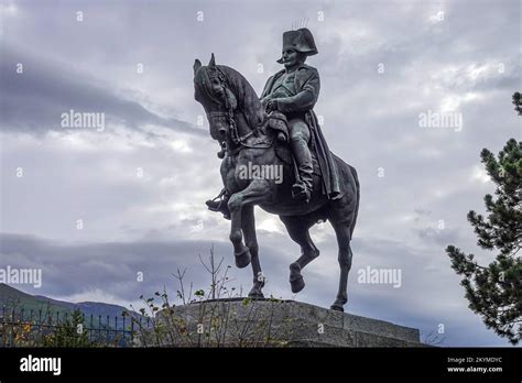 Large Bronze Statue Of Napoleon Bonaparte On Horse Stock Photo Alamy