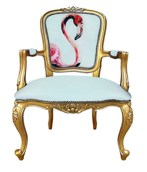 Louis Flamingo Chair Makeover Furniture Rehab Interior Design Art