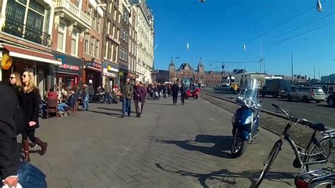 Spy Cam Damrak Amsterdam The Netherlands Youtube