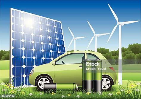 Eco Energy Hybrid Car Stock Illustration Download Image Now