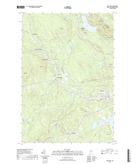 Mytopo Guilford Maine Usgs Quad Topo Map