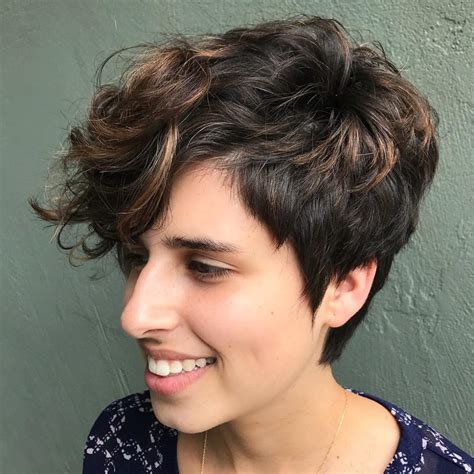 After cutting your hair into a pixie, you might find that your sense of style has completely changed. 21 Undoubtedly Coolest Pixie Cuts for Wavy Hair - Haircuts & Hairstyles 2021