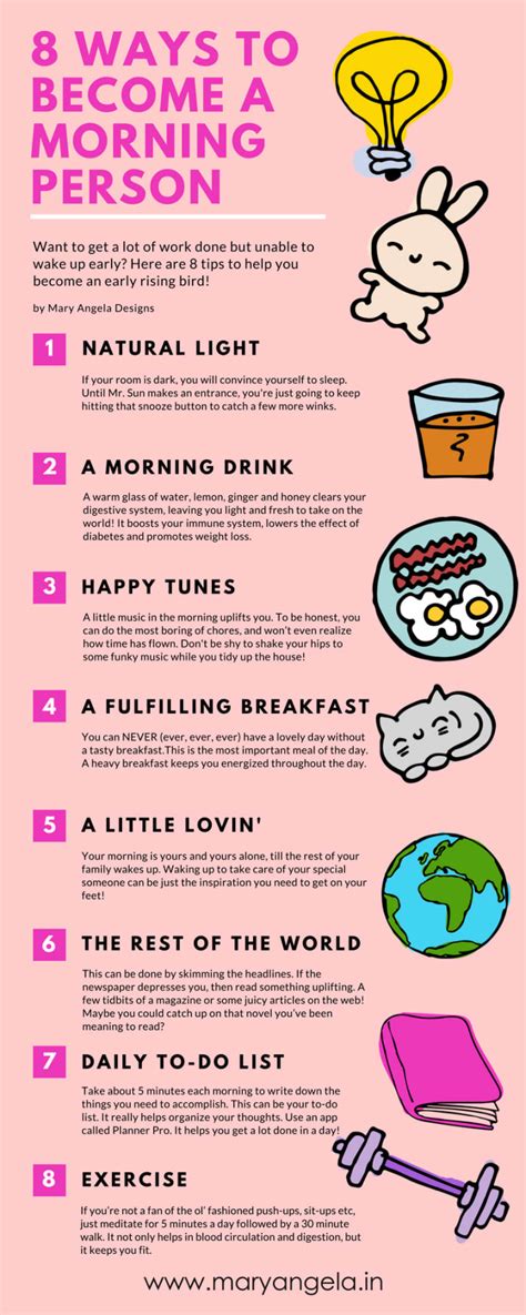 21 Charts To Help You Build A Better Morning Routine Cleverpedia