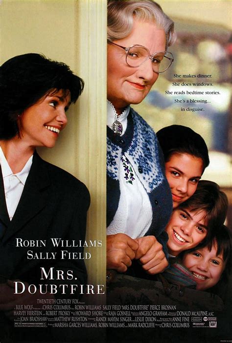 When daniel learns his ex needs a housekeeper, he gets the job — disguised as an english nanny. 32- "Mrs. Doubtfire" #52PickUp | GuyOnAWire