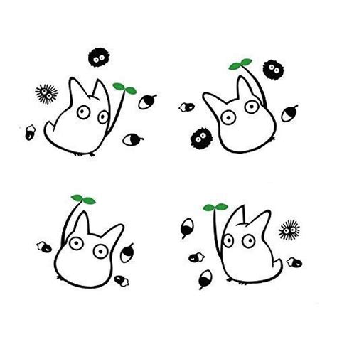 Too Cute Small Totoro Wall Stickers Ebay Ghibli Tattoo Studio
