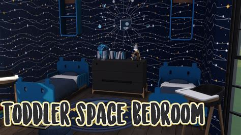 Sims 4 Speed Build Toddler Space Bedroom Youtube
