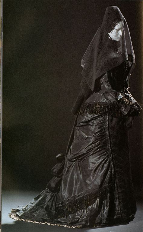 10 Mourning Dress C 1875 In This Period The Tradition For Wearing
