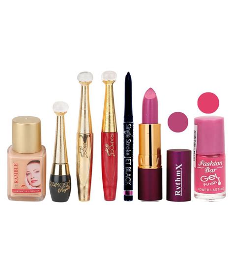 Rythmx Lipstick With Beauty Makeup Kit 4 Gm Pack Of 7 Buy Rythmx