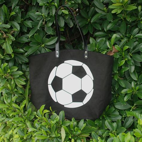 Wholesale Blanks Cotton Canvas Soccer Bag Sports Bags Casual Tote