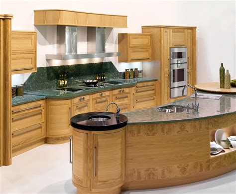 The Curved Kitchen Island The Great Combinations Between The
