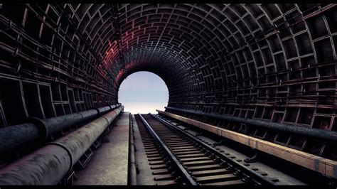 3d Railway Tunnel Turbosquid 2016384