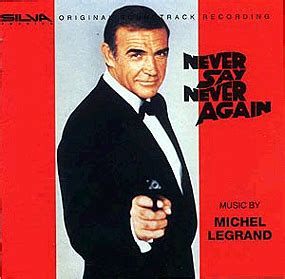 Your score has been saved for never say never again. Never Say Never Again Soundtrack (1983)