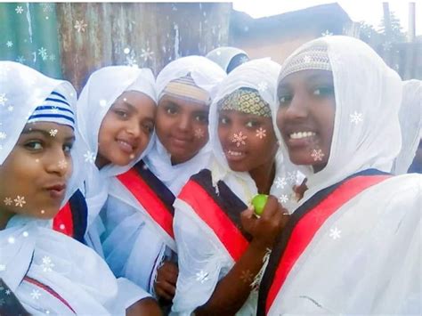 Members Of Oromia Orthodox Church Oromo Girls Are Getting Ready To