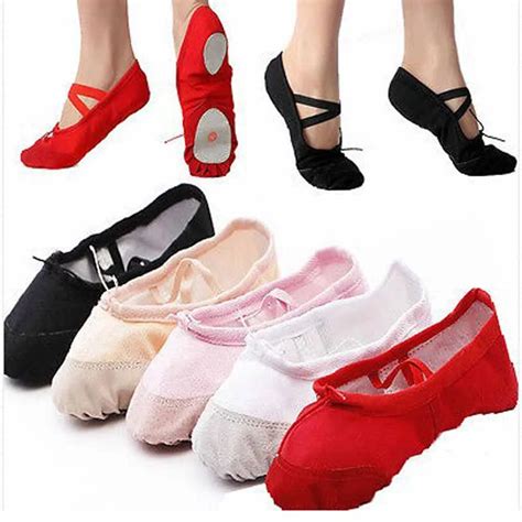 Female Adult Soft Dancing Ballet Shoes For Women Comfortable Fitness