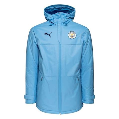 Manchester city fc official soccer gift mens shower jacket windbreaker. Puma Manchester City Winter Jacket Training - Team Light ...