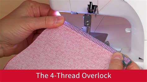 The 4 Thread Overlock On The Baby Lock Vibrant Youtube