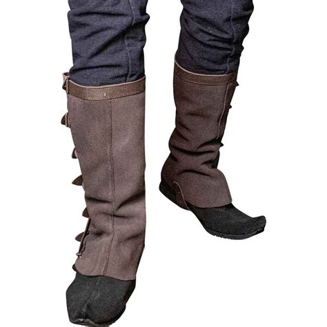 Soldier Leather Gaiters Brown