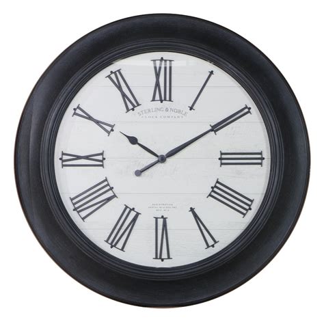 Sterling And Noble 30 Farmhouse Wall Clock Ebth