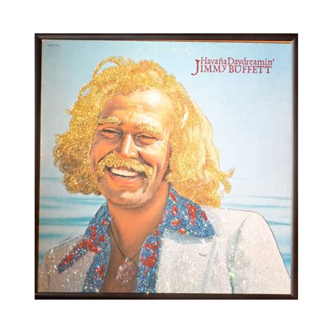 Glittered Jimmy Buffett Album Etsy