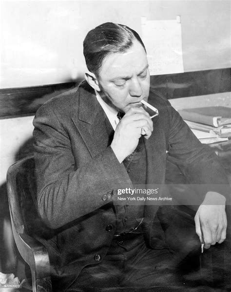 Dutch Schultz Lights A Cigarette During Recess In Syracuse Courtroom