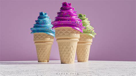Ice Cream 3d Model Cgtrader