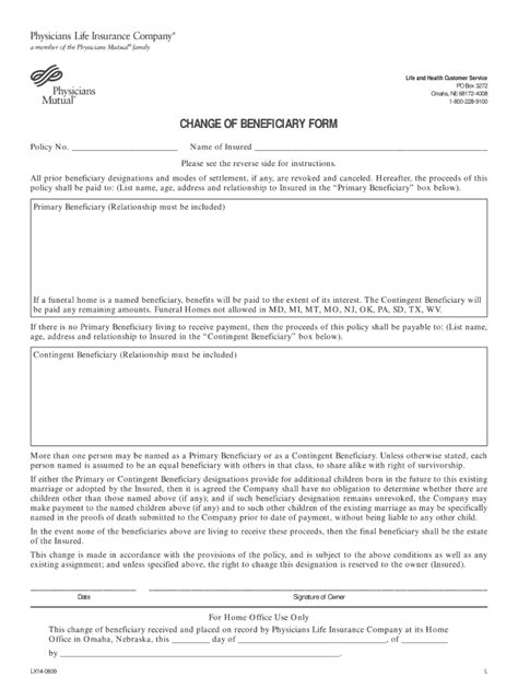 Printable Beneficiary Forms Complete With Ease Airslate Signnow