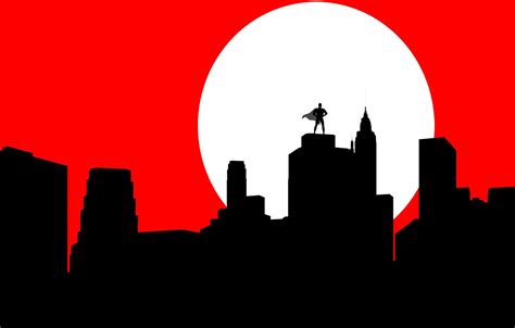 Batman Silhouette City Wallpaper Posted By Ethan Cunningham