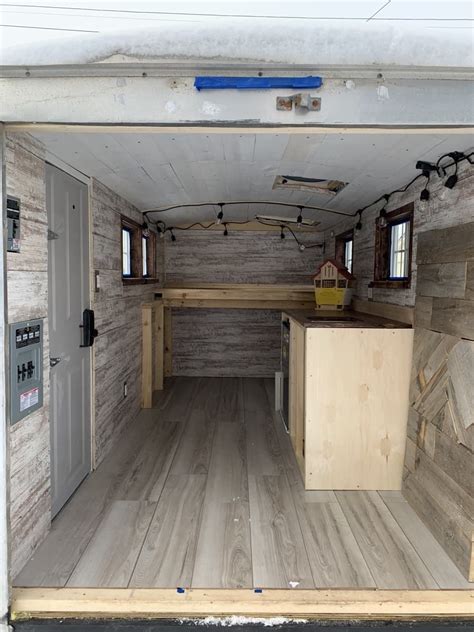 Custom 6x12 Enclosed Trailer Conversion Minneapolis Minnesota