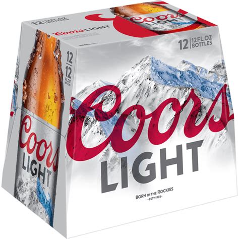 Coors Light Lager Beer 12 Pack 12 Fl Oz Bottles 42 Abv Lagers