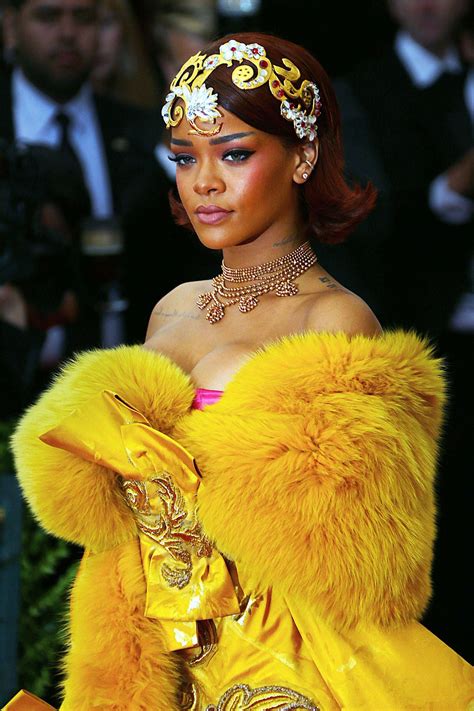 Robyn Rihanna Fenty Met Gala Rihanna Rihanna Fenty
