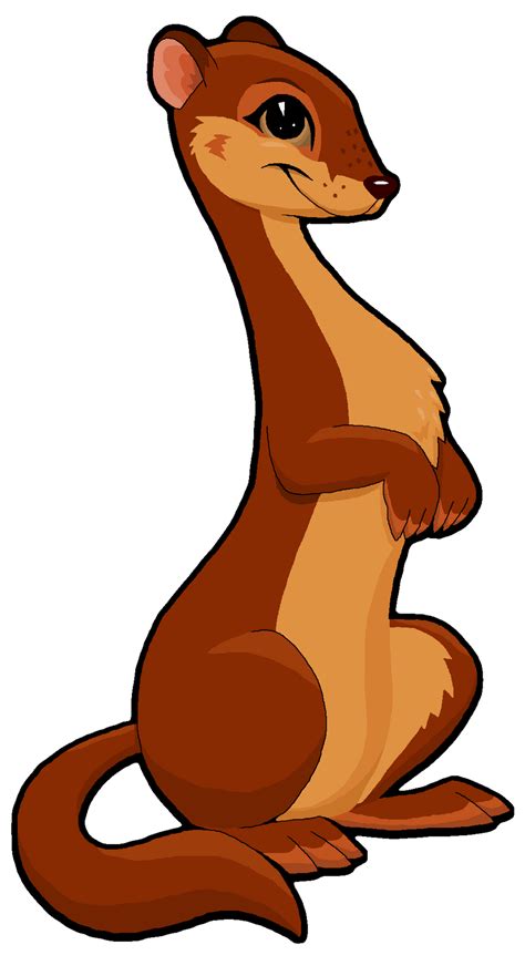 Cute Weasel Clipart By Misterbug On Deviantart