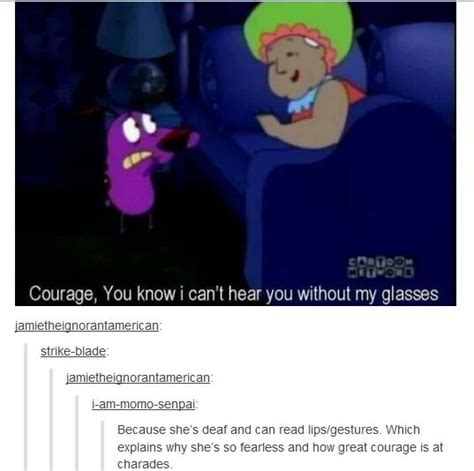 Why Muriel Bagge Is Always Fearless And Eustace Bagge Is Always Shouting