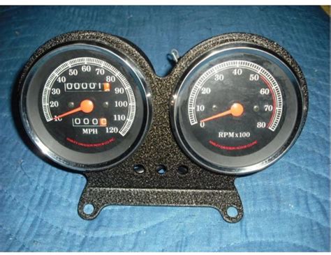 Nos Harley Davidson Gauges Speedometer Speedo Tach Tachometer Kmh Kmh
