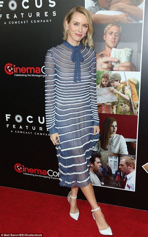 Youthful Naomi Watts Highlights Svelte Frame In Chic Frock Naomi