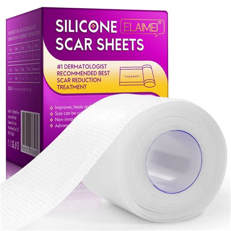 Buy Silicone Scar Sheets Medical Grade Soft Clear Silicone Scar Tape