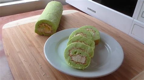 Chalistaa kitchen 11 june 2019. How To Make Pandan Swiss Roll Cake (Bolu Gulung Pandan)u ...