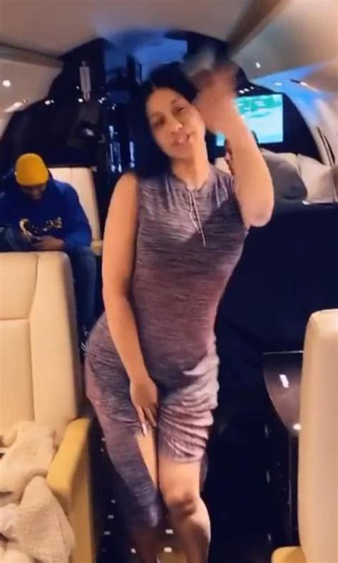 Cardi B Goes Makeup Free For Sexy Dance On Private Jet