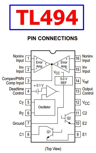 What is TL494? PWM Controller, Control Circuit - Motorola