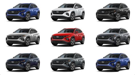 New 2022 Hyundai Tucson Colors Detailed Comparison Youtube