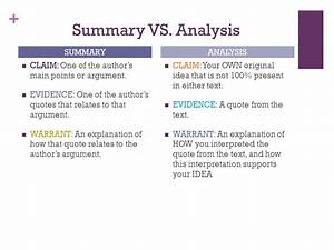 summary and analysis essay