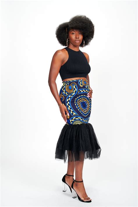 This Beautiful African Print Skirt Is A Must Have Its Your Go To
