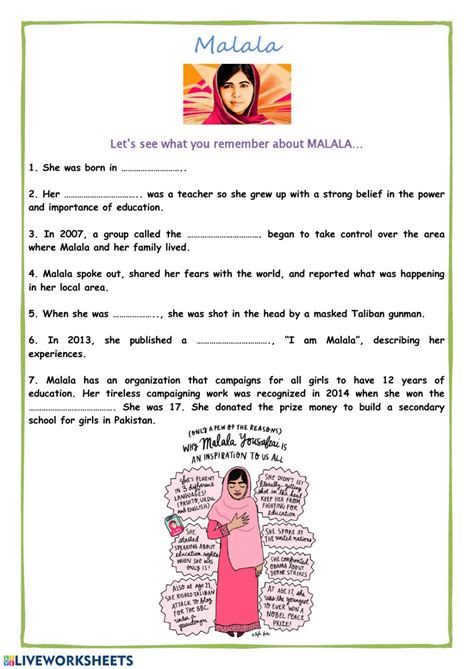 Malala yousafzai in fort bend isd has a performance rating of 0 stars, 0 distinctions. Malala Yousafzai Readworks Answers + My PDF Collection 2021