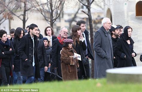 Funeral Of British Photographer Kate Barry Takes Place In Paris Daily