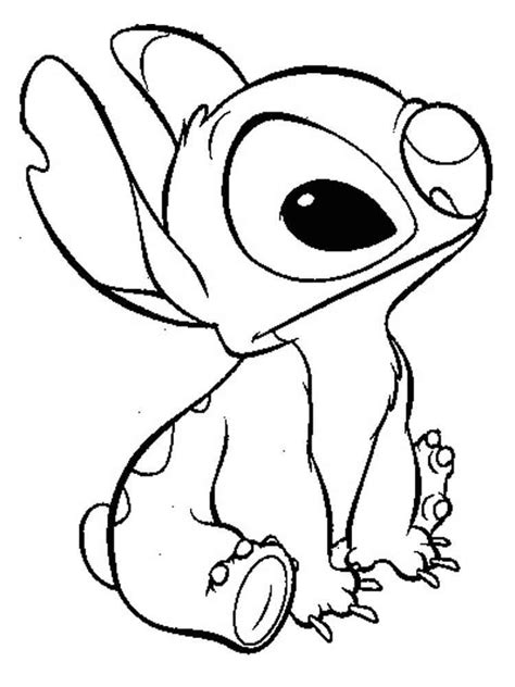Cute Stitch Coloring Pages Online