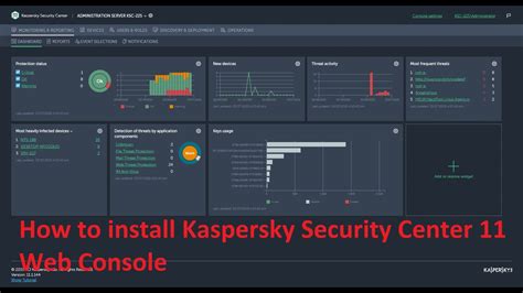 How To Install Kaspersky Security Center 11 Web Console Youtube