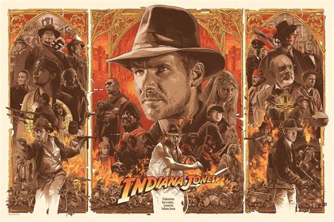 PHOTOS Gorgeous New Indiana Jones Trilogy Poster Artwork Available