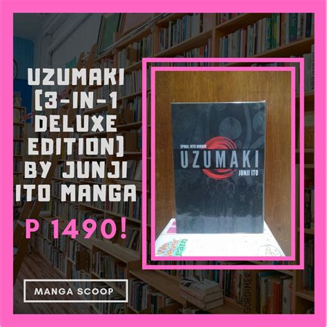 Uzumaki 3 In 1 Deluxe Edition By Junji Ito Manga Hard Cover ~on