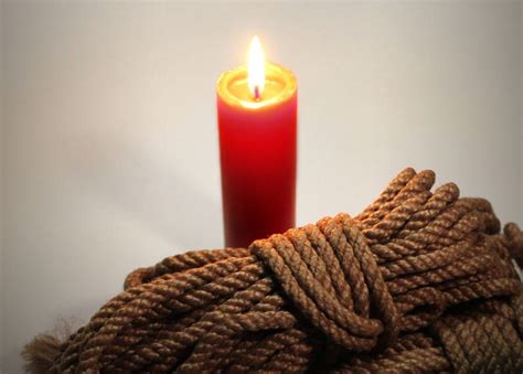 4 Bondage Ropes And Wax Play Candle Kit Shibari Candles For Etsy