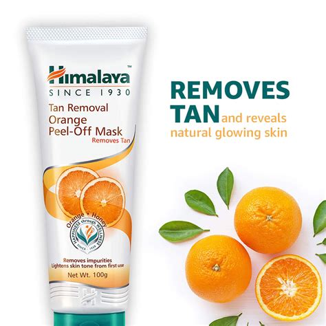 Himalaya Tan Removal Orange Peel Off Mask Removes Skin Tan Himalaya
