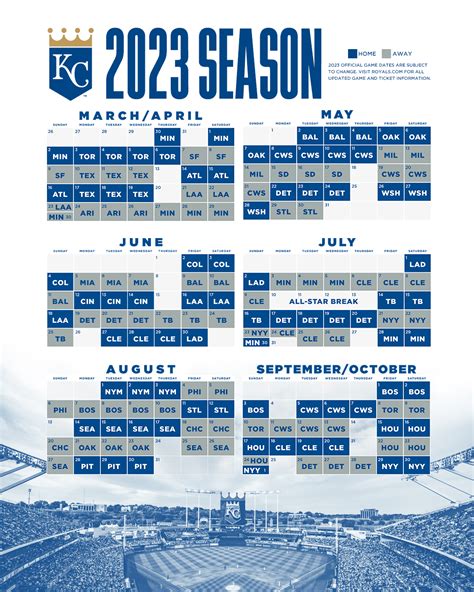 Kansas City Royals Announce 2023 Regular Season Schedule Sunflower